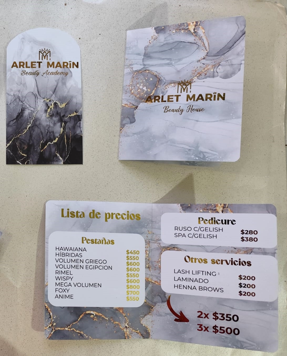 Menú de servicio 📝