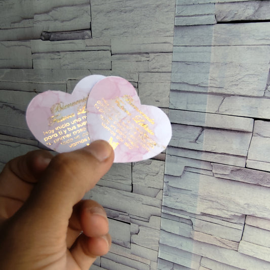 Tarjetas de bienvenida