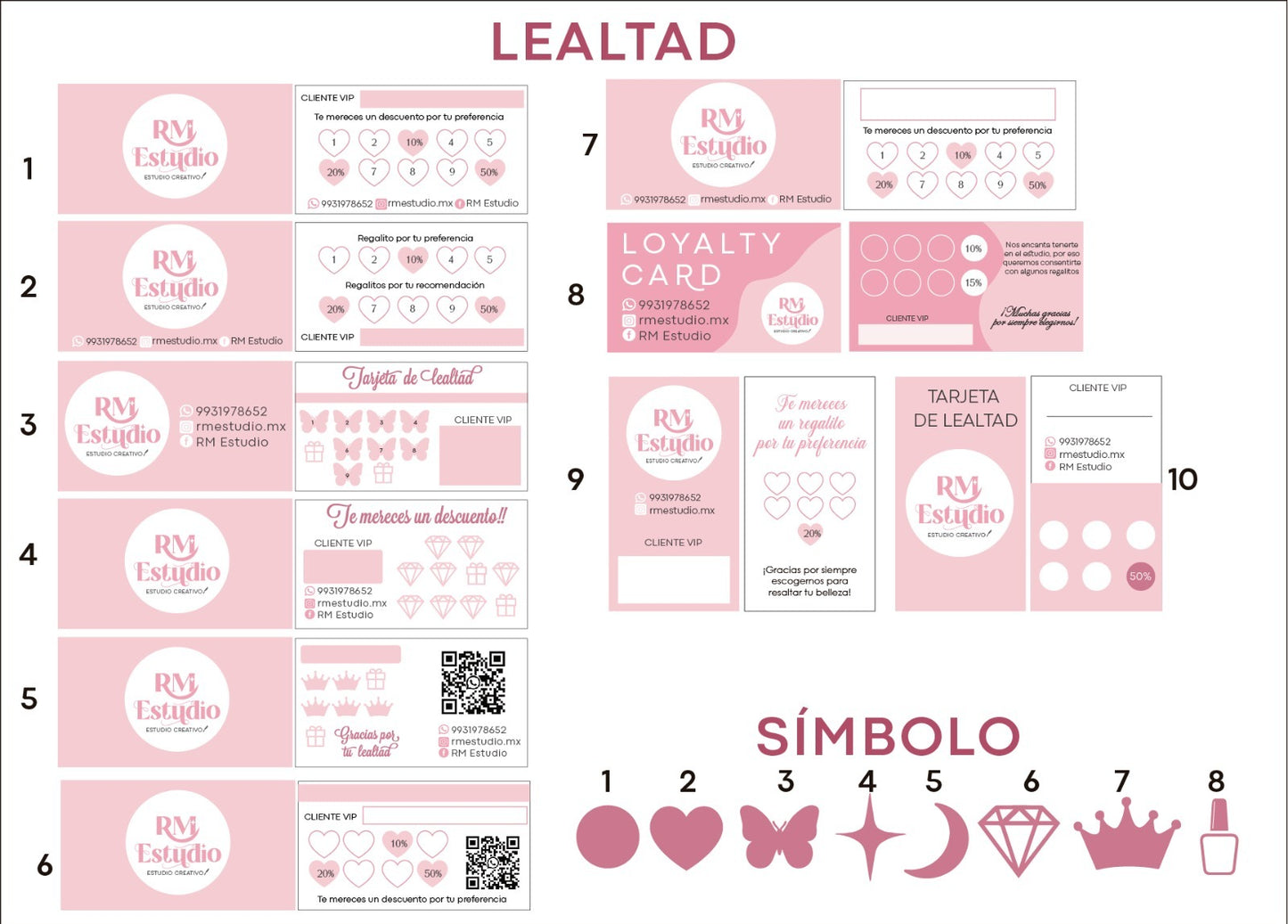 Tarjetas de lealtad mágicas