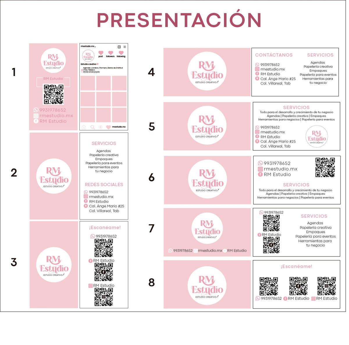 Tarjetas de Presentación Mágicas